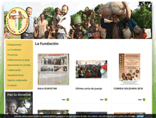Tablet Screenshot of fundacionbangassou.com